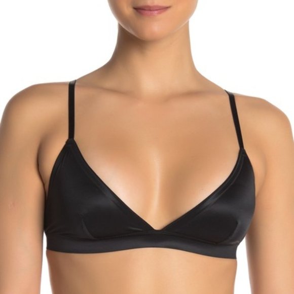 NEW Jason Wu Anthropologie Satin Triangle Bralette - Picture 4 of 5
